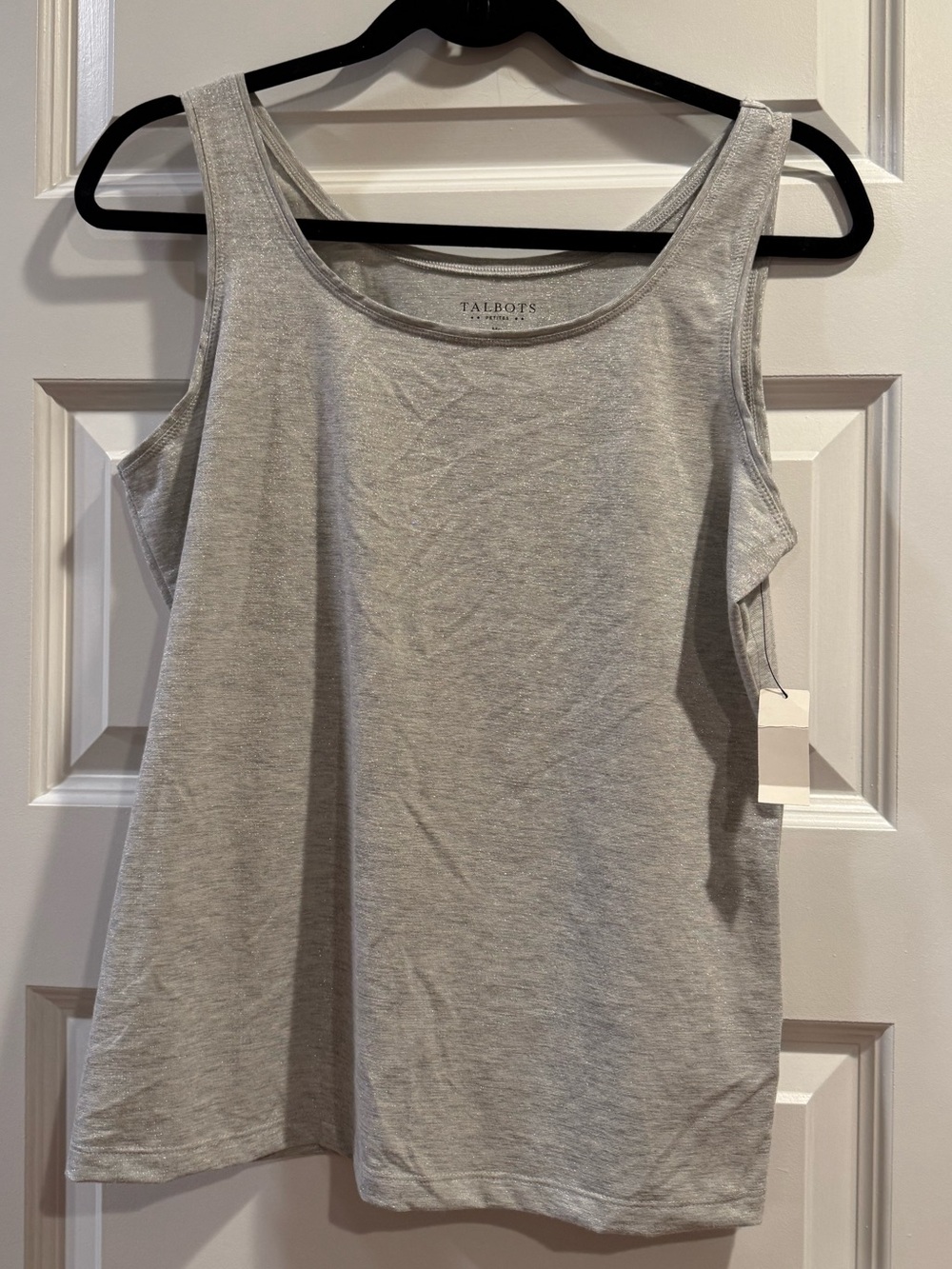 Talbots Sparkly Champagne Tank Top - NWT - Petite Medium